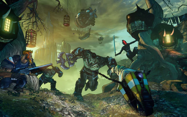 video game Tiny Tina's Assault on Dragon Keep: A Wonderlands One-shot Adventure HD Desktop Wallpaper | Background Image