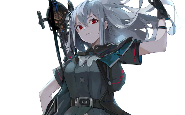 red eyes Skadi (Arknights) video game Arknights HD Desktop Wallpaper | Background Image