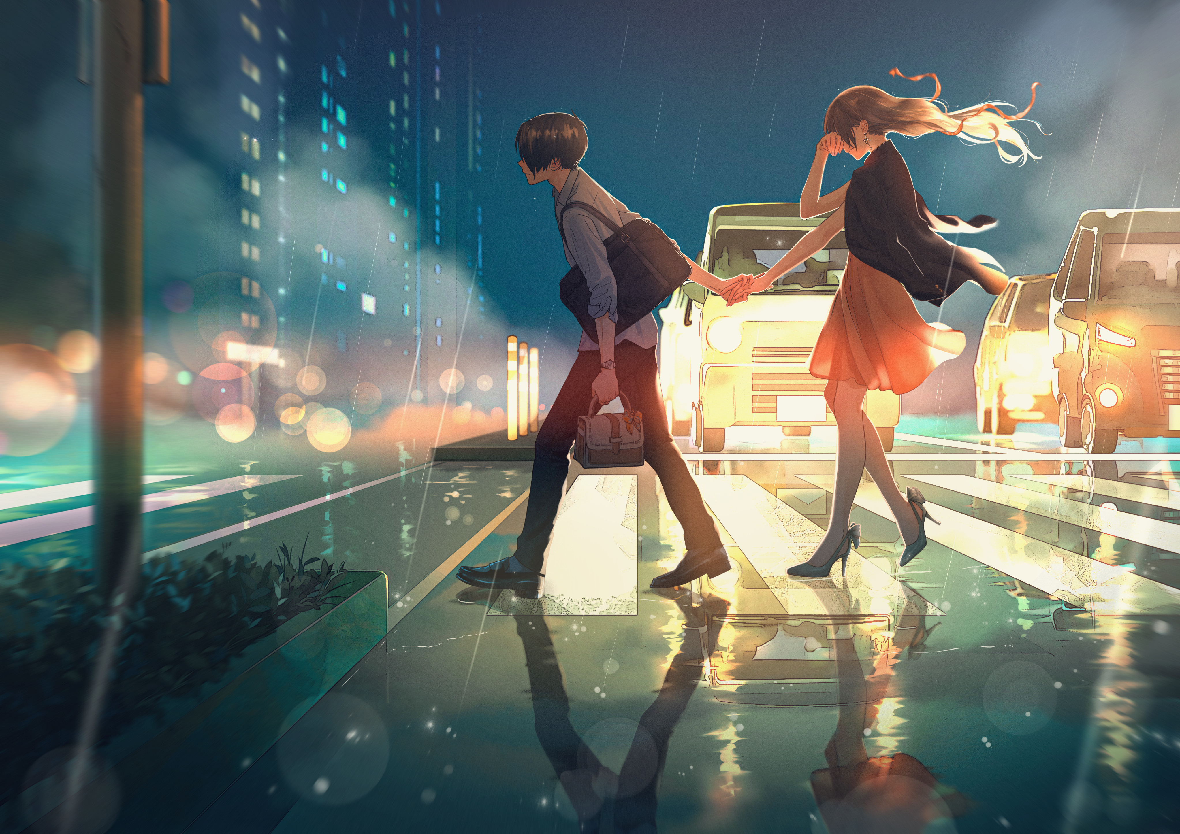 Romantic Anime Couple Wallpapers  Top Free Romantic Anime Couple  Backgrounds  WallpaperAccess