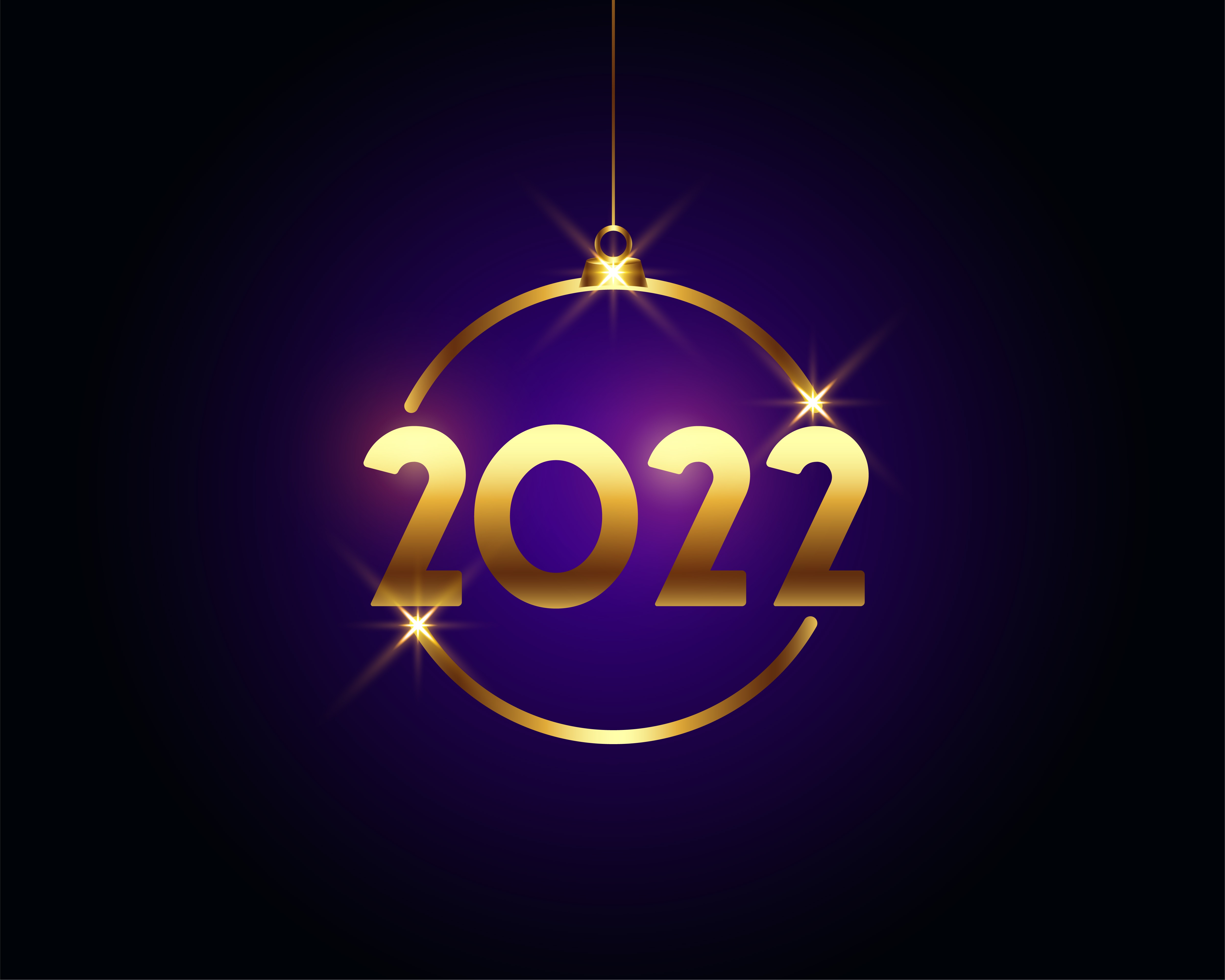 Download Holiday New Year 2022 4k Ultra HD Wallpaper