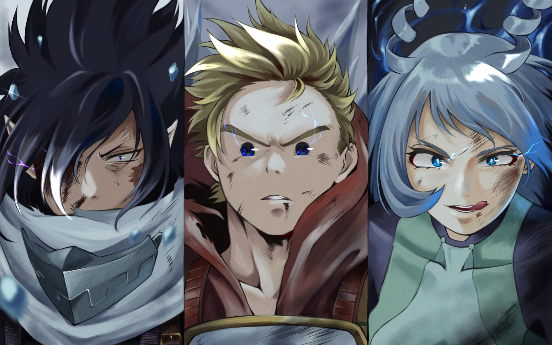 Download Mirio Togata Nejire Hado Tamaki Amajiki Anime My Hero Academia 4k Ultra HD Wallpaper by 風鈴