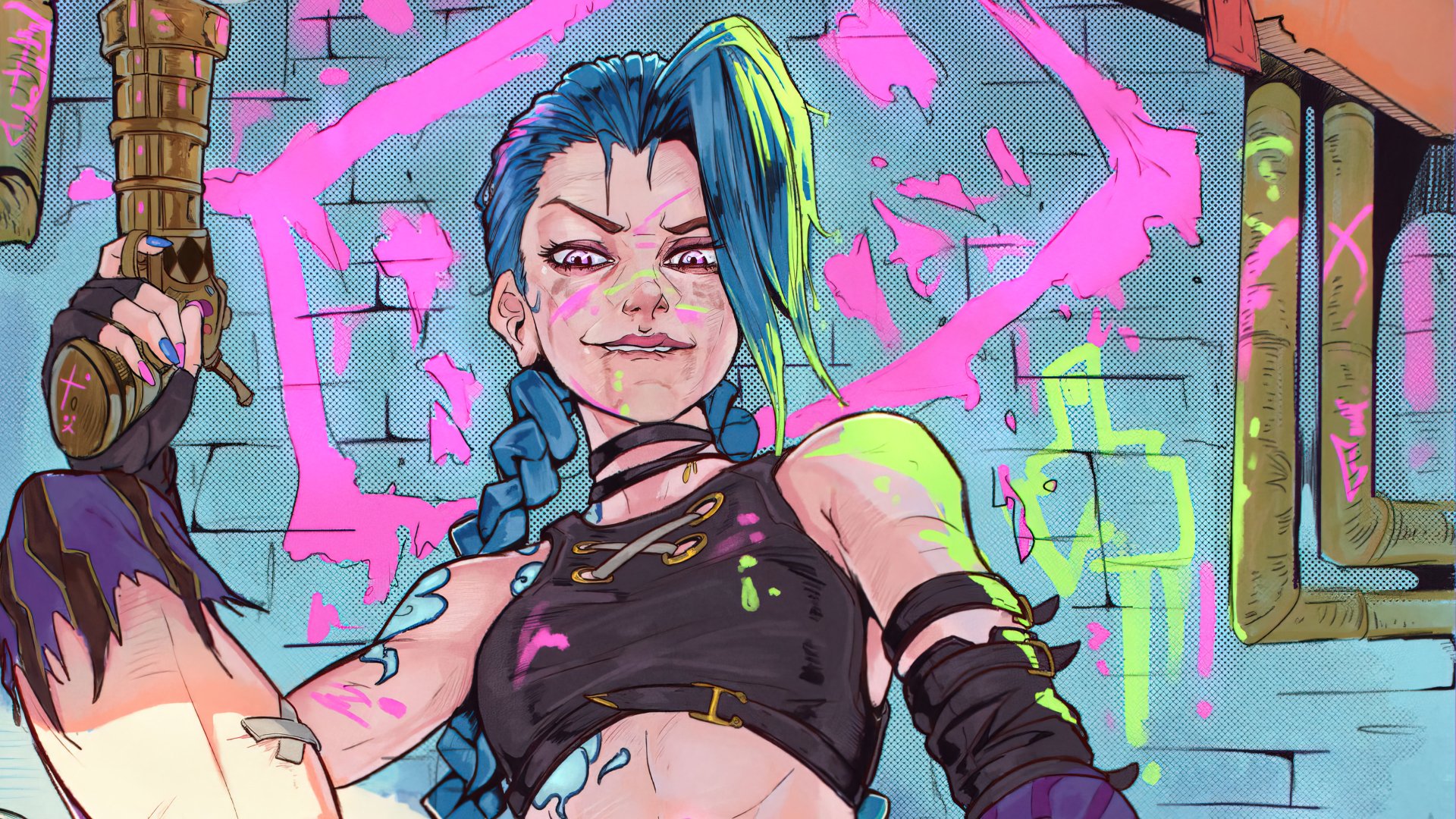 Jinx Arcane 4K Ultra HD Wallpaper