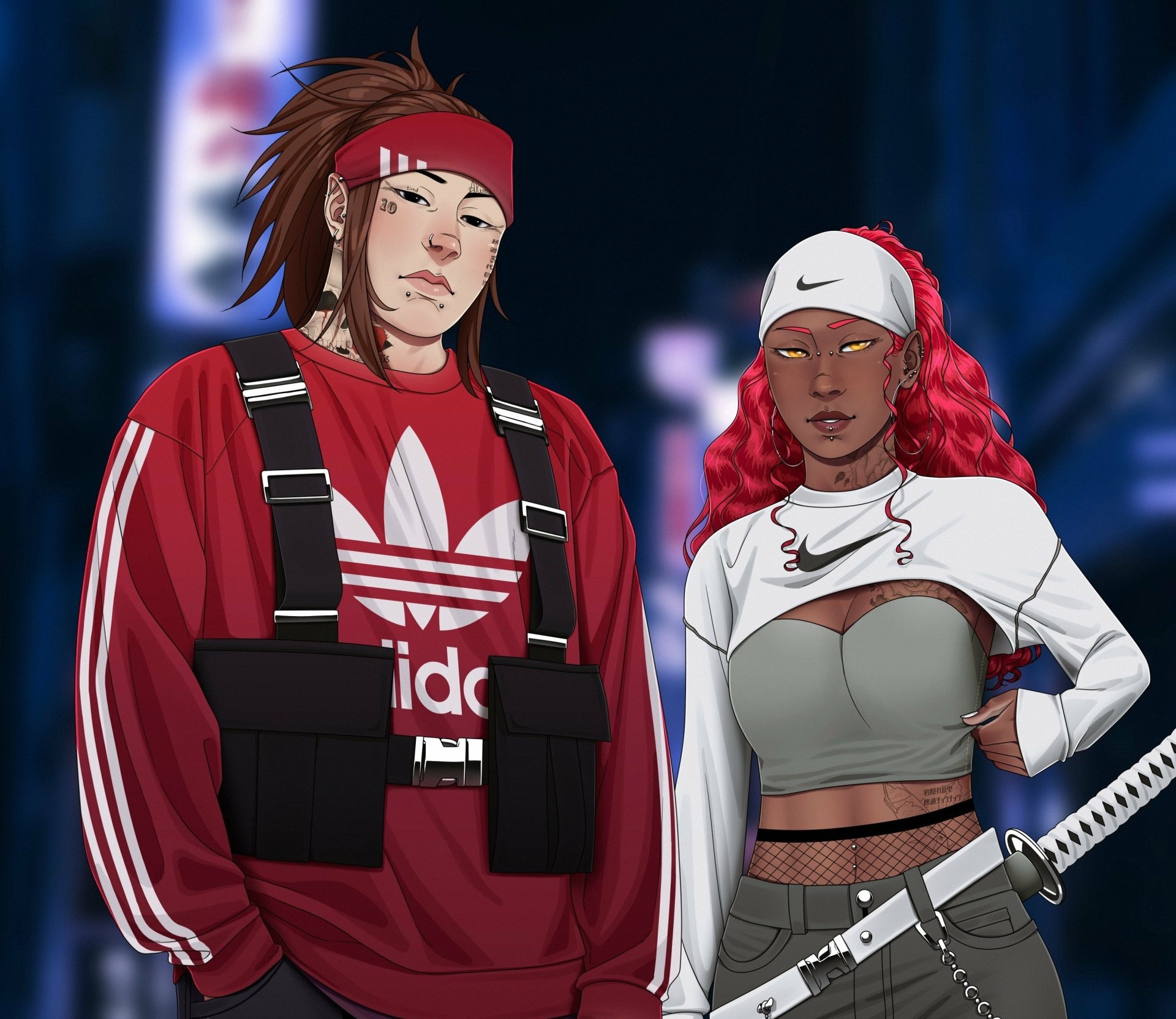 Download Karui (Naruto) Nike Adidas Chōji Akimichi Anime Naruto HD Wallpaper