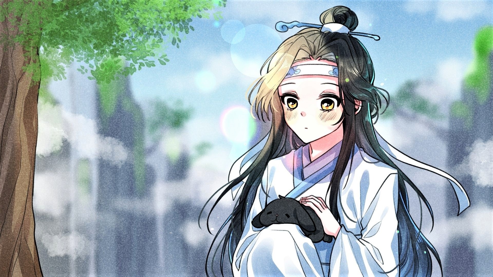 Download Lan Wangji Anime Mo Dao Zu Shi HD Wallpaper