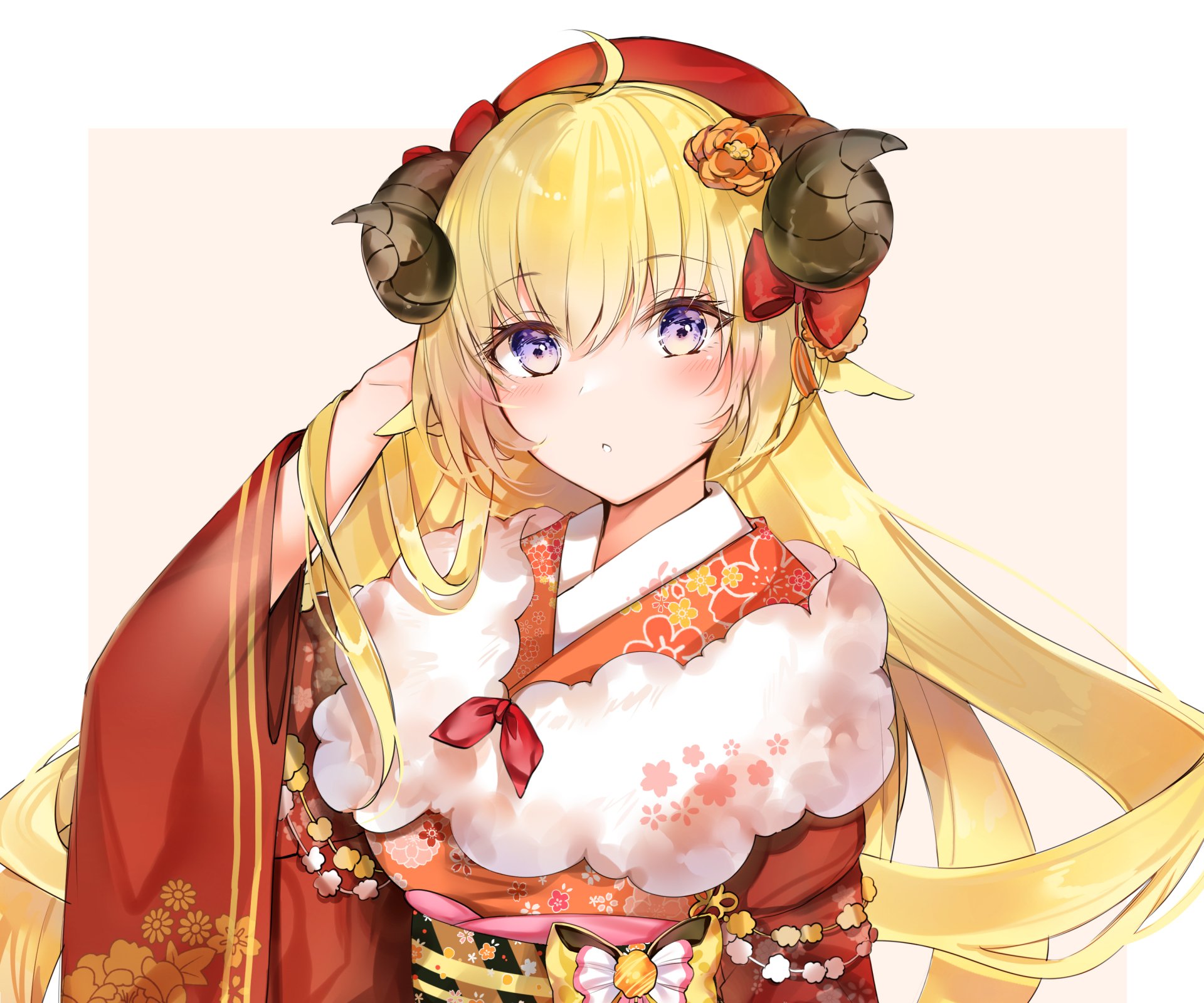 Download Hololive Tsunomaki Watame Anime Virtual Youtuber HD Wallpaper