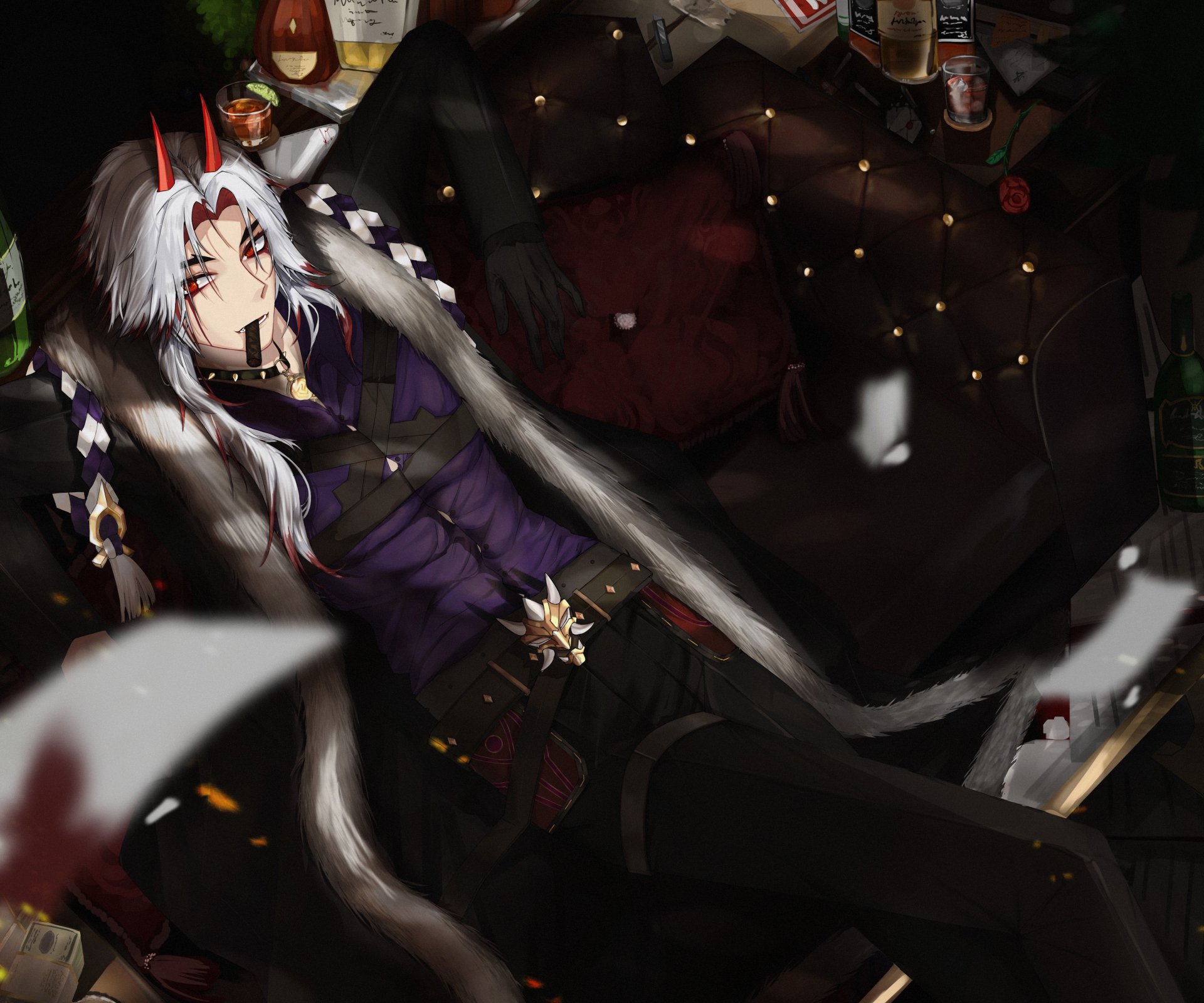 Download Arataki Itto Video Game Genshin Impact 4k Ultra HD Wallpaper