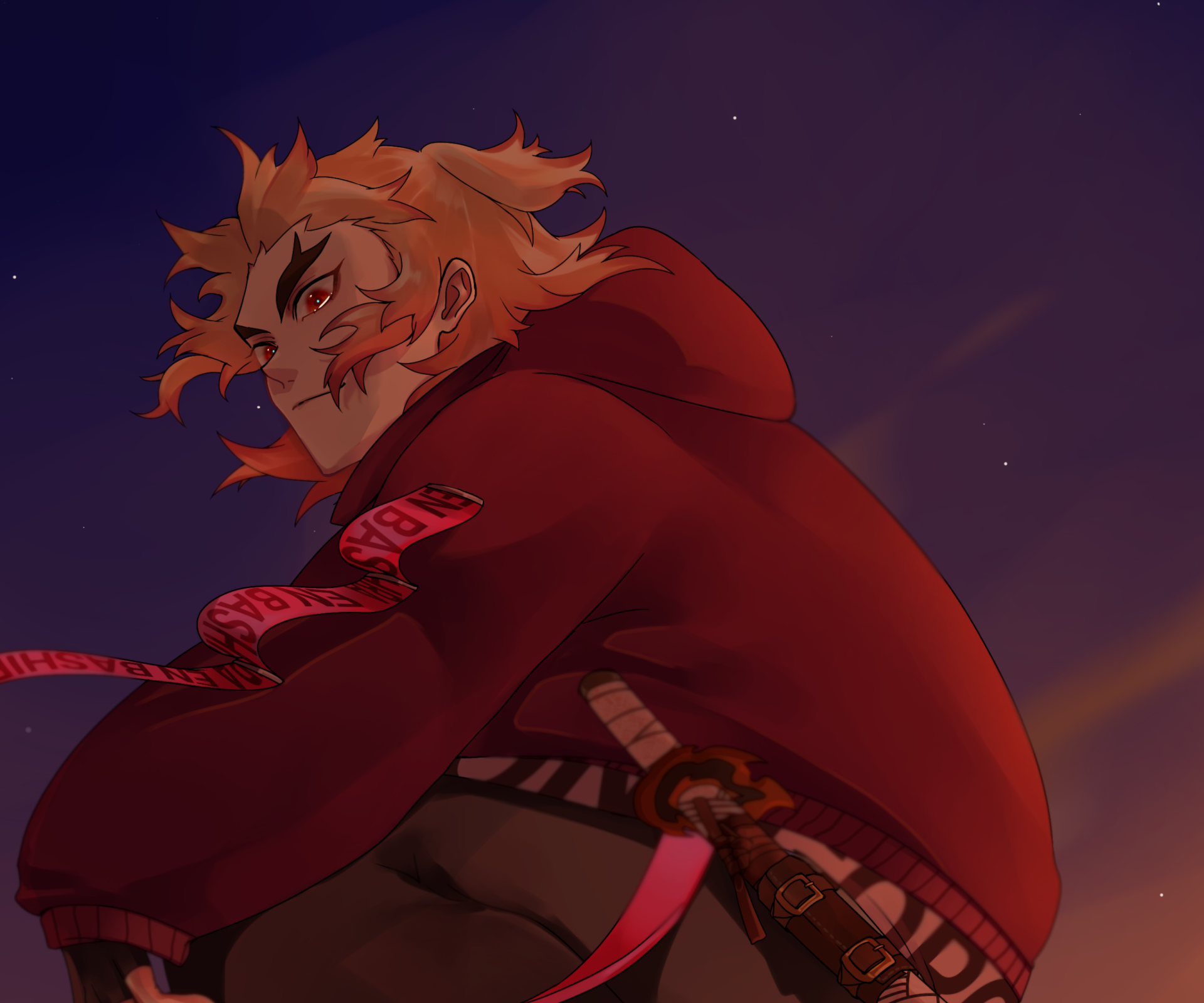 Download Kyojuro Rengoku Anime Demon Slayer: Kimetsu No Yaiba Demon Slayer HD Wallpaper