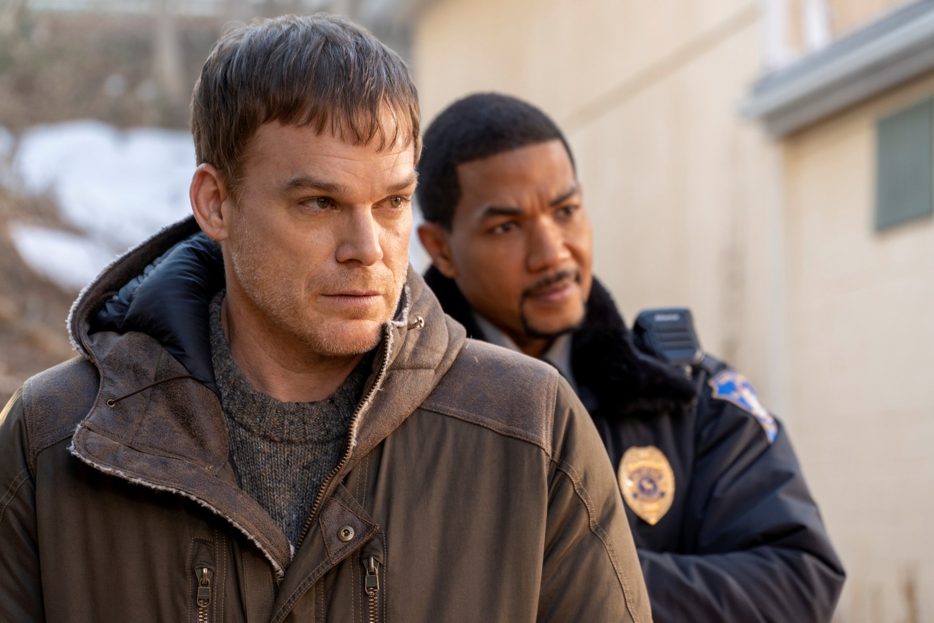 Download Dexter Morgan Michael C. Hall Alano Miller TV Show Dexter: New Blood 4k Ultra HD Wallpaper