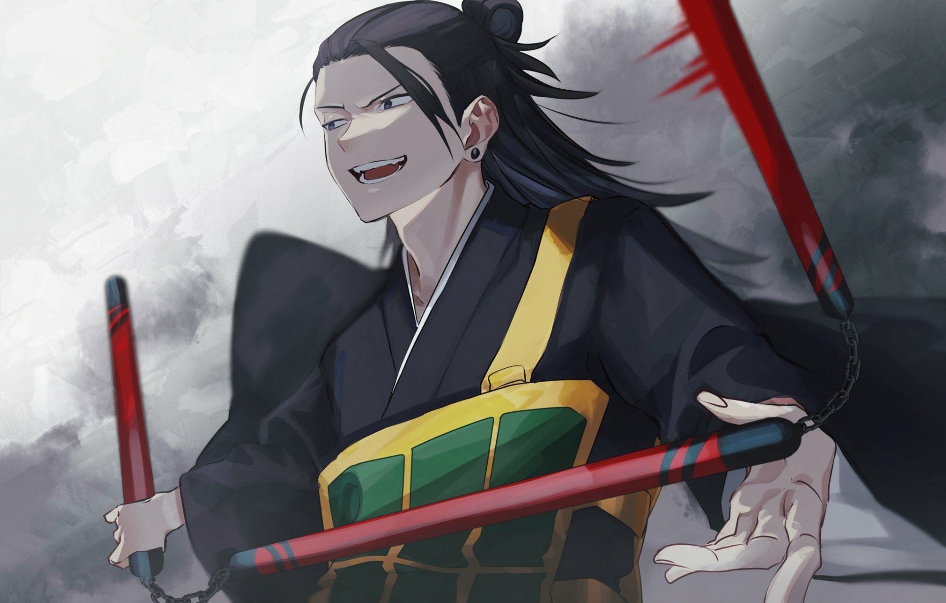 Download Suguru Geto Anime Jujutsu Kaisen 0 Nunchaku HD Wallpaper