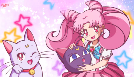 Chibiusa Tsukino Anime Sailor Moon HD Desktop Wallpaper | Background Image