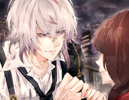 Okazaki Kei Hoshino Ichika video game Collar x Malice HD Desktop Wallpaper | Background Image