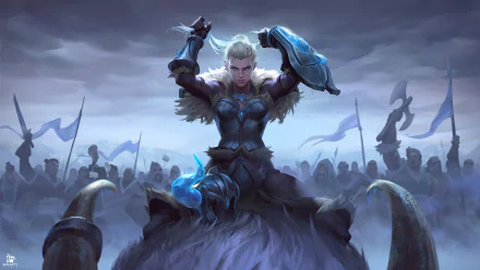 Sejuani (League Of Legends) video game League Of Legends HD Desktop Wallpaper | Background Image