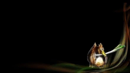 HD PC desktop wallpaper featuring Farfetch'd, the flying Pokémon, depicted in anime style against a dark background.