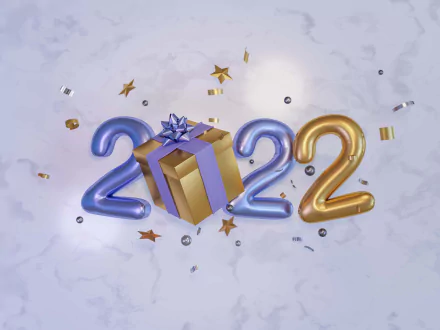 holiday New Year 2022 HD Desktop Wallpaper | Background Image
