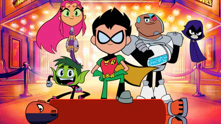 Deathstroke Raven (DC Comics) Cyborg (DC Comics) Garfield Logan Beast Boy Starfire (DC Comics) Dick Grayson Robin (DC Comics) movie Teen Titans Go! To the Movies HD Desktop Wallpaper | Background Image