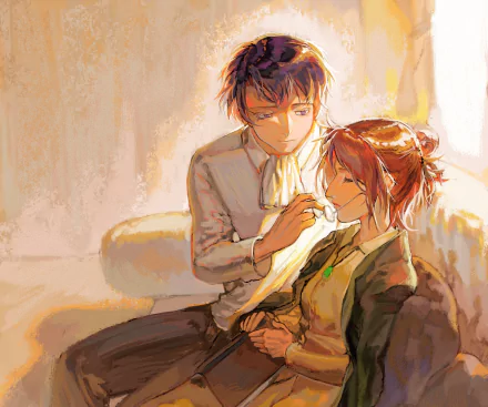 Levi Ackerman Hange Zoë Anime Attack on Titan HD Desktop Wallpaper | Background Image