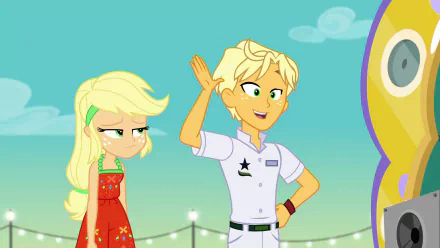 Ragamuffin (My Little Pony) Applejack (My Little Pony) movie My Little Pony: Equestria Girls - Spring Breakdown HD Desktop Wallpaper | Background Image