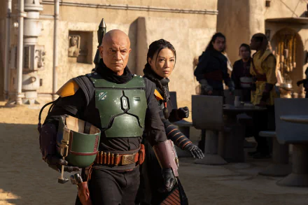 Temuera Morrison Ming-Na Wen Fennec Shand Boba Fett movie The Book of Boba Fett HD Desktop Wallpaper | Background Image