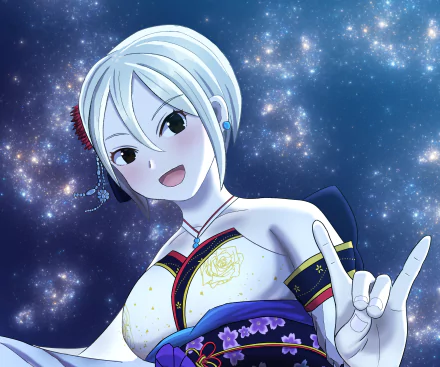 Syuko Shiomi Anime THE iDOLM@STER: Cinderella Girls Starlight Stage HD Desktop Wallpaper | Background Image