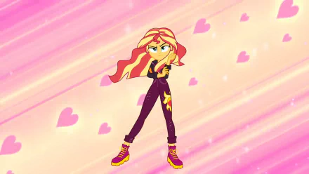 Sunset Shimmer movie My Little Pony: Equestria Girls - Sunset's Backstage Pass HD Desktop Wallpaper | Background Image