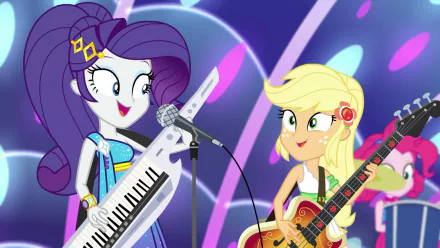 Pinkie Pie Applejack (My Little Pony) Rarity (My Little Pony) movie My Little Pony: Equestria Girls - Spring Breakdown HD Desktop Wallpaper | Background Image