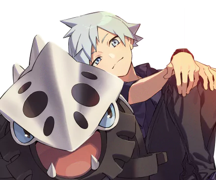 Steven Stone (Pokémon) Lairon (Pokémon) Pokémon Ruby & Sapphire Anime Pokemon HD Desktop Wallpaper | Background Image