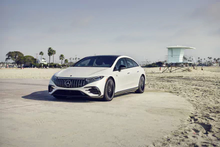 electric car Mercedes-AMG EQS 53 4MATIC vehicle Mercedes-AMG E 53 HD Desktop Wallpaper | Background Image