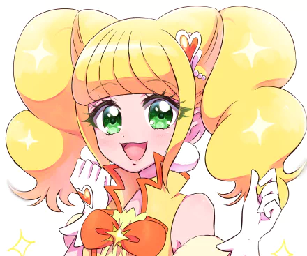 Hiramitsu Hinata Cure Sparkle Anime Healin' Good PreCure HD Desktop Wallpaper | Background Image