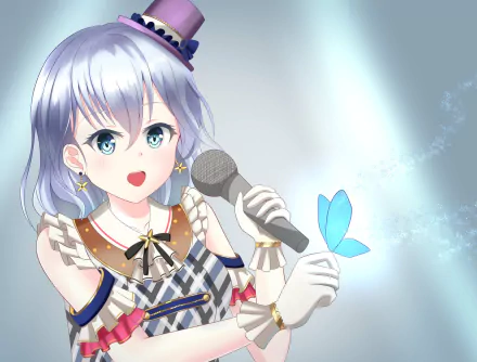 Kurata Mashiro Anime BanG Dream! Girls Band Party! HD Desktop Wallpaper | Background Image