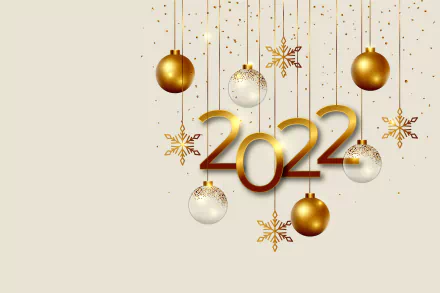 holiday New Year 2022 HD Desktop Wallpaper | Background Image