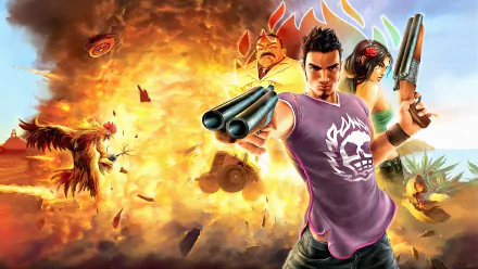 video game Total Overdose HD Desktop Wallpaper | Background Image