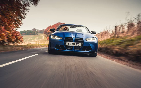 cabriolet BMW M4 Competition M xDrive Cabrio vehicle BMW M4 Competition HD Desktop Wallpaper | Background Image