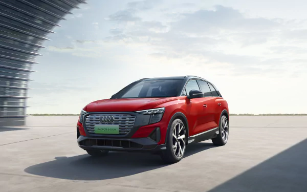 electric car SUV vehicle Audi Q5 50 e-tron quattro HD Desktop Wallpaper | Background Image