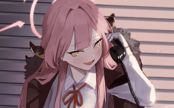 Rikuhachima Aru video game Blue Archive HD Desktop Wallpaper | Background Image