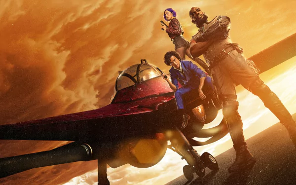 Mustafa Shakir Jet Black Spike Spiegel John Cho Faye Valentine Daniella Pineda TV Show Cowboy Bebop HD Desktop Wallpaper | Background Image