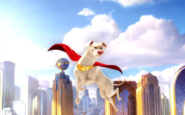 city Metropolis (DC Comics) Daily Planet Krypto (DC Comics) movie DC League of Super-Pets HD Desktop Wallpaper | Background Image