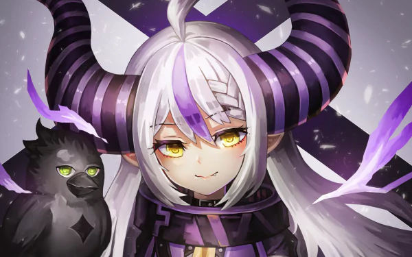 hololive La+ Darknesss (Virtual Youtuber) Anime Virtual Youtuber HD Desktop Wallpaper | Background Image