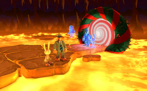 video game Sam & Max Beyond Time and Space HD Desktop Wallpaper | Background Image