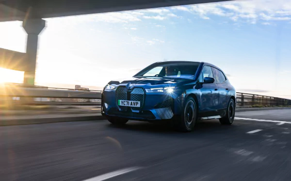 SUV vehicle BMW iX xDrive40 Sport HD Desktop Wallpaper | Background Image