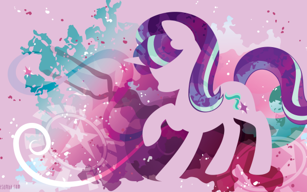 TV Show My Little Pony: Friendship is Magic My Little Pony Starlight Glimmer Minimalist HD Wallpaper | Background Image