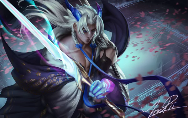 Yone (League of Legends) video game League Of Legends HD Desktop Wallpaper | Background Image