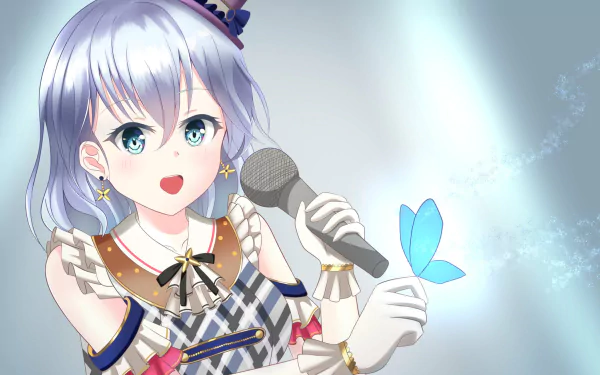 Kurata Mashiro Anime BanG Dream! Girls Band Party! HD Desktop Wallpaper | Background Image