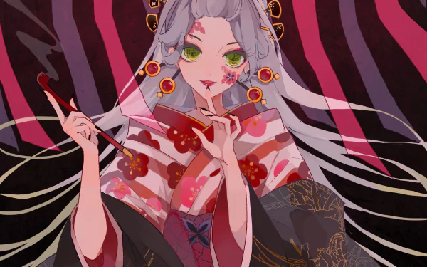 Daki (Demon Slayer) Anime Demon Slayer: Kimetsu no Yaiba HD Desktop Wallpaper | Background Image