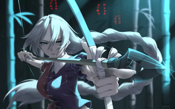 Eirin Yagokoro Anime Touhou HD Desktop Wallpaper | Background Image