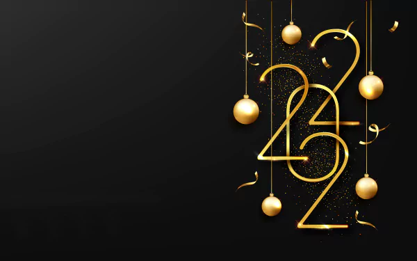 holiday New Year 2022 HD Desktop Wallpaper | Background Image