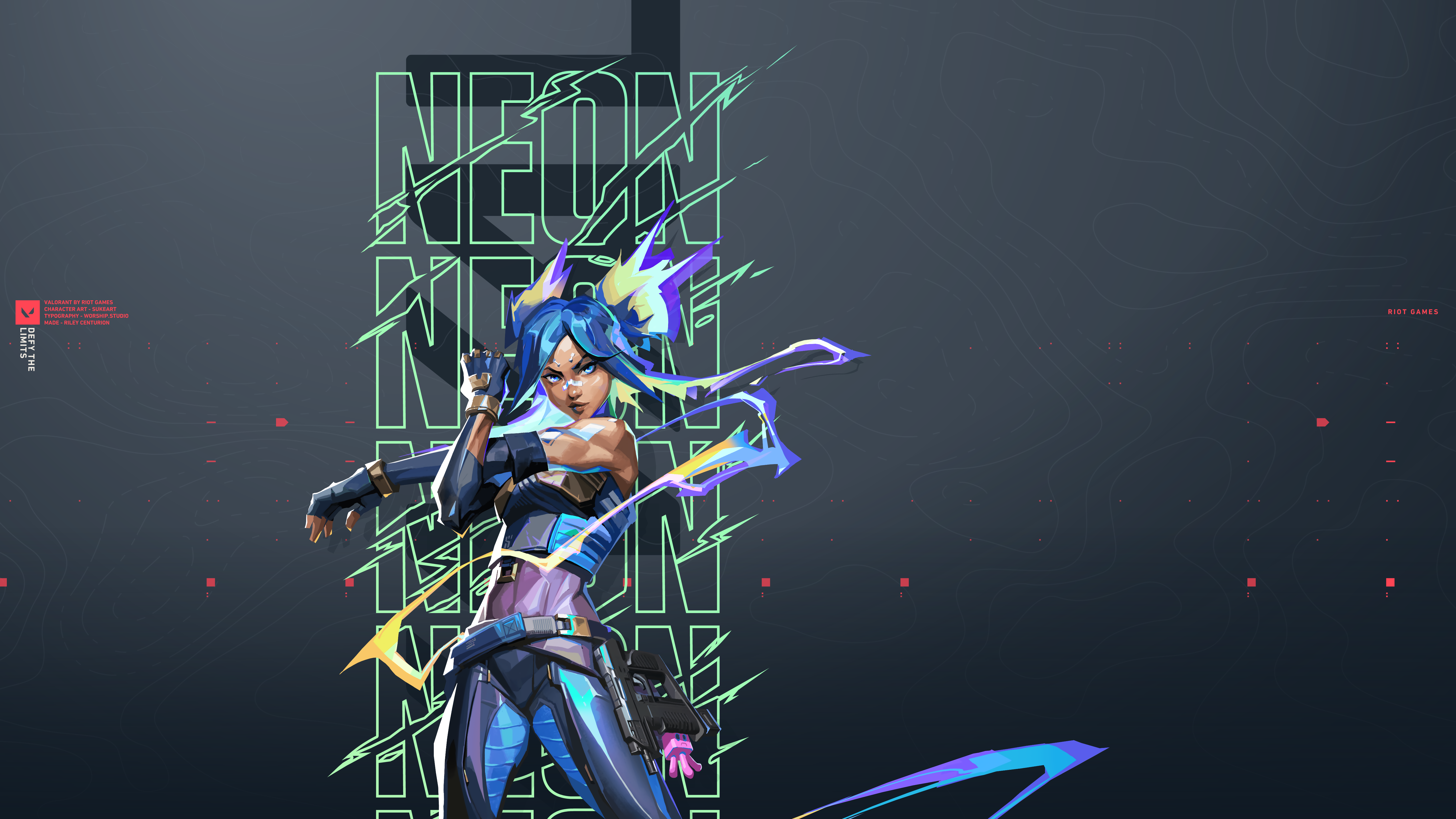 Neon (Valorant) Animated Wallpaper (short preview, no cursor