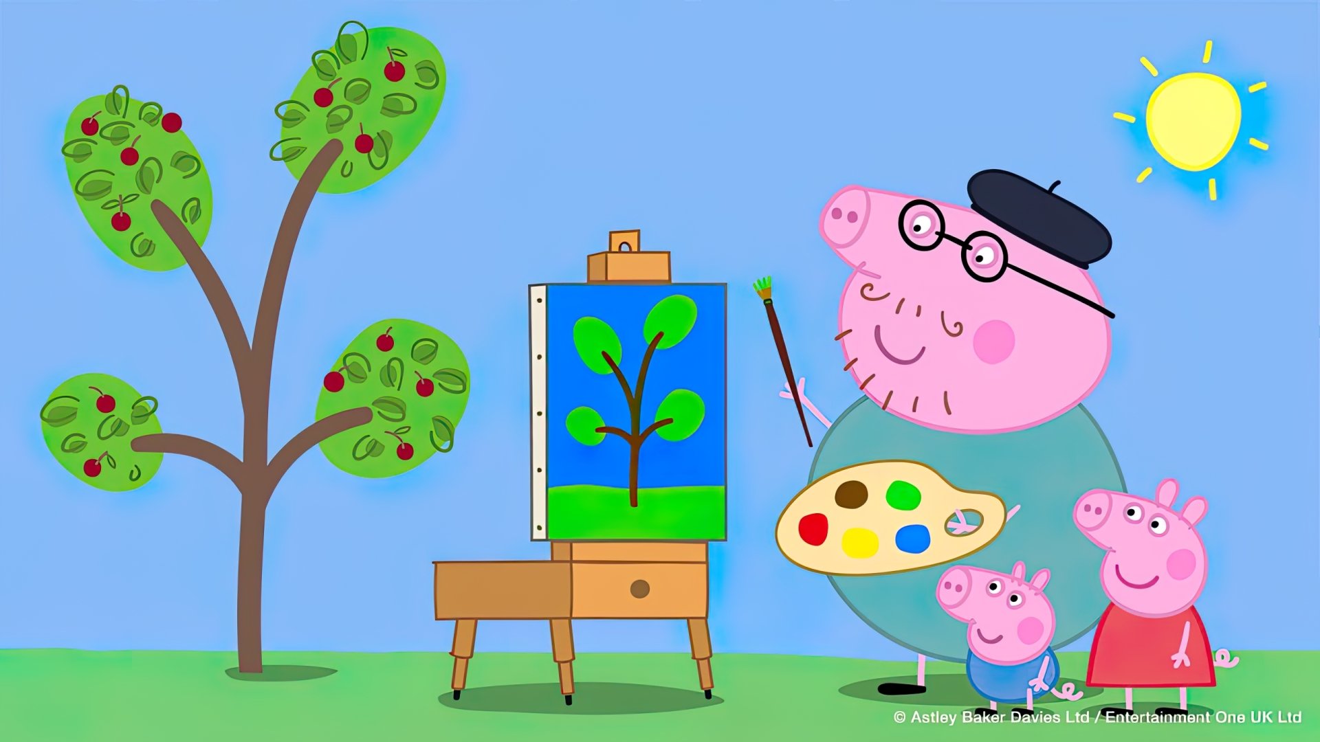 TV Show Peppa Pig HD Wallpaper