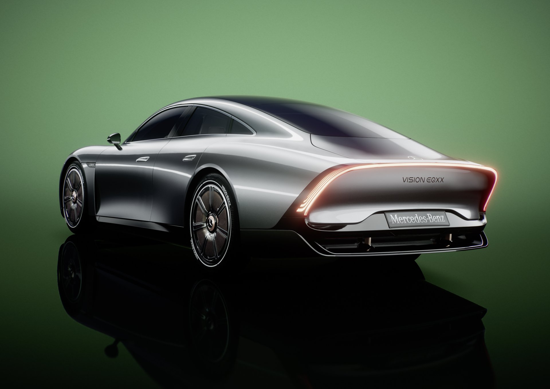 Download Electric Car Silver Car Vehicle Mercedes-Benz Vision EQXX 4k Ultra HD Wallpaper