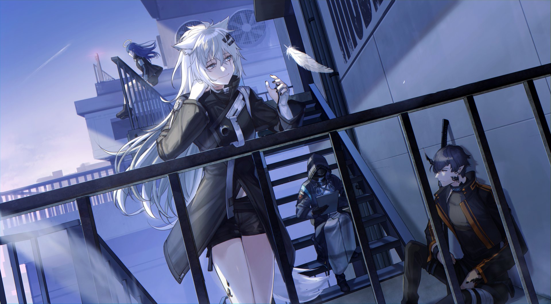 Download Lappland (Arknights) Mostima (Arknights) Flamebringer (Arknights) Doctor (Arknights) Video Game Arknights HD Wallpaper