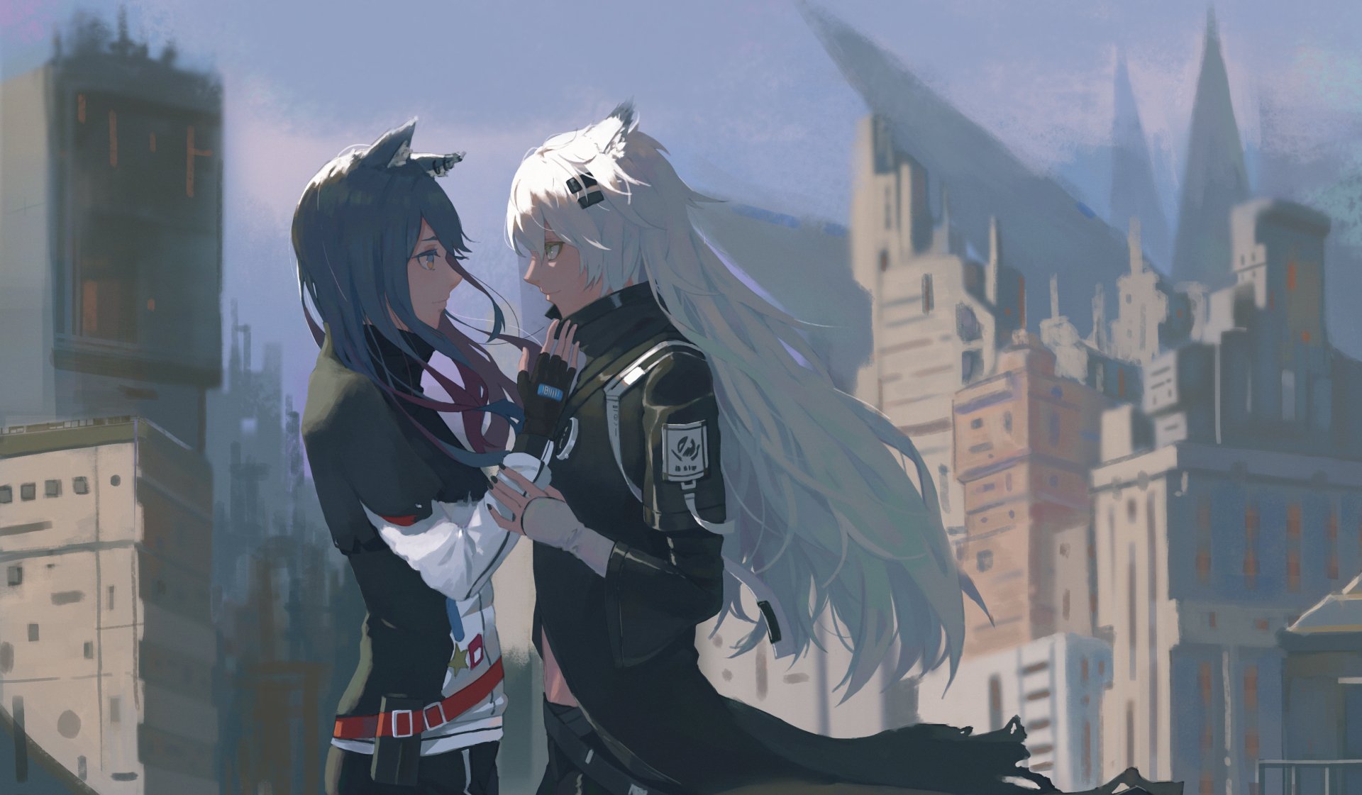 Download Texas (Arknights) Lappland (Arknights) Video Game Arknights 4k Ultra HD Wallpaper